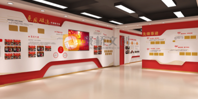 广州红色主题展馆设计效果图，让红色文化在新时代焕发新光彩