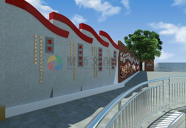 街区党史、新中国史红色文化设计