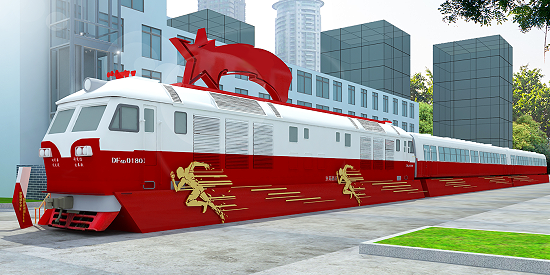 红色文化主题列车设计案例